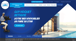 Desktop Screenshot of guyhoquet-immobilier-bethune.com